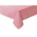texpot Tischdecke kariert Landhausstil Bauernkaro 100% Baumwolle (1-tlg) rot Rechteckig | 40 cm x 140 cm