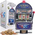 Einarmiger Bandit Spielautomat mit Casino Sound & Lichteffekten - Authentische Slot Machine Spardose & Glücksspiel-Automat für Zuhause
