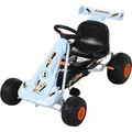 HOMCOM Go Kart Kinderfahrzeug mit Pedal Bremsen