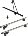 Fahrradträger ORION + Dachträger/Relingträger VDP LION1 kompatibel mit für Dacia Sandero Stepway (5 Türer) 09-12