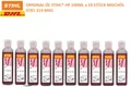 ORIGINAL ÖL STIHL® HP 100ML x 10 STÜCK MISCHÖL 0781 319 8401