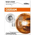 Osram Original Leuchtmittel 12V 21/5W Rück-/Bremslicht Glas W3x16q Paar