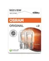 Osram Original Halogen-Scheinwerferlampen W21/5W, 12V, 2 Stück