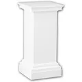 PROFHOME 114001 Vollsäulen Postament Säule Zierelement dekoratives Element 65 cm x 31,8 cm x 31,8 cm Weiß