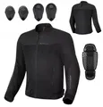 SHIMA OPENAIR MEN BLACK Motorradjacke in Größe M