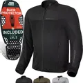 SHIMA Openair Motorradjacke für Herren, schwarz, Größe M