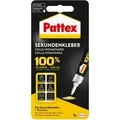 Pattex Flüssigkleber 100% Sekundenkleber Transparent 3g