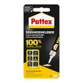 Pattex Sekundenkleber 100%, Sekundenschnelle Lösung, extrem starker Sekundekleber für vielfältige Materialien, 1x3g