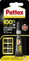 Pattex 100% Sekundenkleber 3 g Tube, transparent