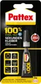 PATTEX 100% Sekundenkleber 3g Klebstoff Gel Transparent Alleskleber stark P1SK3