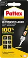 Pattex Sekundenkleber 100 Prozent 3 g Sekundekleber extra stark Superkleber