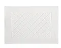 Kleine Wolke Badvorleger BRIDGE Weiß 50x70 Baumwolle Vegan Saugstark Bad