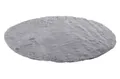 Fellteppich Deko-Fell FUR, Grau, Ø 120 cm, rund