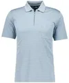 RAGMAN Herren Softknit-Polo Fineliner mit RV Minze-320, L