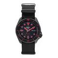 Seiko 5 Street Herren-Uhr mit Titankarbidauflage und Textilband SRPD83K1