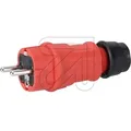 ABL Hight Stecker 1520 SK+F/B Gummi rot