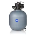 Gre FIS500 - Sandfilter ohne Pumpe für Pools, 10 m³/h, für freistehende, eingelassene oder Aufstellpools