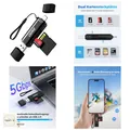 SD Kartenleser USB 3.0 USB C Dual Adapter Micro SD SDHC SDXC Aluminium