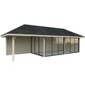 Palmako Pavillon Bianca Set217 Slide Naturbelassen 876 cm x 300 cm FSC®