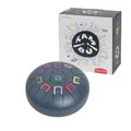 TAMBÚ Stahlzunge Trommel, 8 Zoll, 11 Noten, Handpan, Metall-Perkussionsinstrument (Anthrazitgrau)