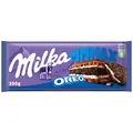 Milka Mmmax Oreo – Alpenmilch-Schokolade mit knusprigem Oreo-Keks und Milchcrème – 300g