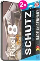 2X se® 3D SCHUTZFOLIE Entspiegelt für Google Pixel 8 Pro,Anti-Staub, 100% Fingerabdruck & FaceID kompatibel, einfache blasenfreie Installation, Ultra-Klar, Stoß-Kratzfest, aus Deutschland