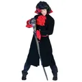 Funny Fashion Kostüm Dracula Barock Vampir Kostüm schwarz 56-58