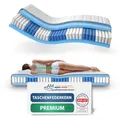 AM Qualitätsmatratzen Premium Taschenfederkernmatratze 160x200cm H2 24cm - Made in Germany & Oeko TEX Siegel - 7 Zonen Federkernmatratze 160x200 mit Lyocell Bezug - Ergonomische Matratze 160x200 H2