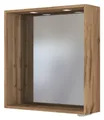 HELD MÖBEL Spiegelschrank Spiegelpaneel Davos 60 cm Wotaneiche/Wotaneiche