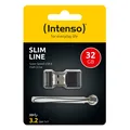 Intenso Slim Line 32 GB USB 3.2 Stick 32GB mini SlimLine neu schwarz 3532480