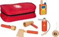 goki 51474 - Feuerwehr-Einsatztasche Holz, komplettes Spielset, nachhaltiges Holzspielzeug, 7-teilig, ab 3 Jahre