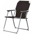 Klassischer Piccolo Klappstuhl - Schwarz - Campingstuhl Angelstuhl Faltstuhl Klappbar