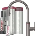 Quooker Flex Round Set mit PRO3 Reservoir & CUBE Gunmetal **inkl. CUBE Filter Starter Paket** FXRGME PRO3 CUBE2 *inkl.
