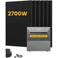 Anker SOLIX Solarbank 3 E2700 Pro Solaranlage, mit 6 x 450W Bifazialen Solarmodulen, by Powerness - 5.4kWh / 1 x Smart Meter / Standardversand