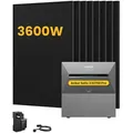 Anker SOLIX Solarbank 3 E2700 Pro Solaranlage, mit 8 x 450W Bifazialen Solarmodulen, by Powerness - 5.4kWh / 1 x Smart Meter / Standardversand