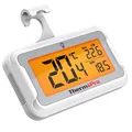 ThermoPro Kühlschrankthermometer Digital mit großem LCD-Display und