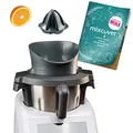mixcover Saftpresse für Silvercrest Monsieur Cuisine Smart mit Ebook Rezeptheft - Entsafter Orangenpresse elektrisch Zitruspresse Dampfentsafter Orangenpresse entsafter Granatapfelpresse