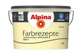 Alpina Farbrezepte Innenfarbe – Lichtes Gelb matt – Wandfarben für einzigartige Farbwirkungen und Raumstimmungen – atmungsaktiv, tropfgehemmt und strapazierfähig – 2,5L