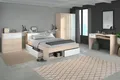 Parisot Jugendzimmer-Set Most, (Set, 4-tlg., Bett mit Schubkästen, Kleiderschrank, Schreibtisch, Schubkastenkommode)