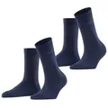 Esprit Socken Uni (2-Paar, 2 Paar) aus elastischem Material, atmungsaktiv, weich, hautfreundlich blau 39-42