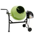 TRUTZHOLM Betonmischer 70 Liter Fassungsvermögen 275W / 230V Elektomischer 27,5 U/min Trommel Ø43 cm stabiler Stahlrahmen verzinkt mit Zahnkranz Guss Bau Garten Renovierung Beton Mörtel Zementmischer