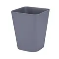 Sinoba Papierkorb 6102 Mülleimer Abfalleimer Papiereimer Kunststoff ideal für Kinderzimmer Büro Küche Höhe 29 cm 12L (Blaugrau)
