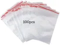 | 100 Plastikbeutel 12 x 18 cm Wiederverschließbare Durchsichtige | Dick und ...
