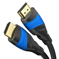 KabelDirekt – 8K & 4K HDMI Kabel – 3m – Entwickelt in Deutschland – Für jedes HDMI-Kabel Setup (10K, 8K@60Hz & 4K@120Hz, High Speed HDMI mit Ethernet, Blu-ray, PS5, Xbox Series, Switch)