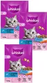 (€ 4,03/kg) Whiskas 1+ mit Fisch (Thunfisch) + Gemüse Katzenfutter: 3 x 3,8 kg
