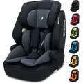 Osann Jazzi Isofix, der sichere Kindersitz ab 1 Jahr 76–150 cm, mitwachsender Kinderautositz (9-36 kg) - Nero - Grau