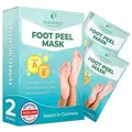 Fußmaske - Hornhaut Socken - Fussmaske Vitamine 2 Paar Hornhautentferner Socken 2 St