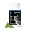 Peticare® petCat Health 3605 Wurm-Formel für Katzen – Pflanzlicher Kräuter-Mix für EIN wurmunfreundliches Darmmilieu – Wurmpulver mit Kokos, Kürbiskern & Thymian – Unterstützt Darmbalance & Verdauung