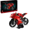 LEGO Technic Ducati Panigale V4 S Motorrad, baubares Motorradmodell, Bausets für Erwachsene, Männer und Frauen, ab 18 Jahren, Geschenkidee für F... - Bronze
