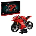 LEGO Technic 42202 Ducati Panigale V4 S Motorrad Bausatz, Mehrfarbig